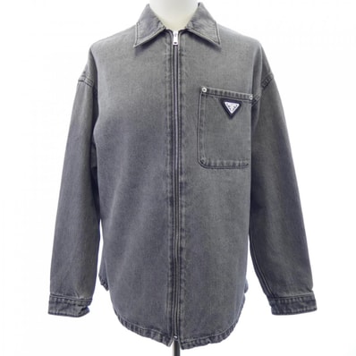 プラダ PRADA トライアングルロゴ GEC086 S232 13B4 デニムジャケット