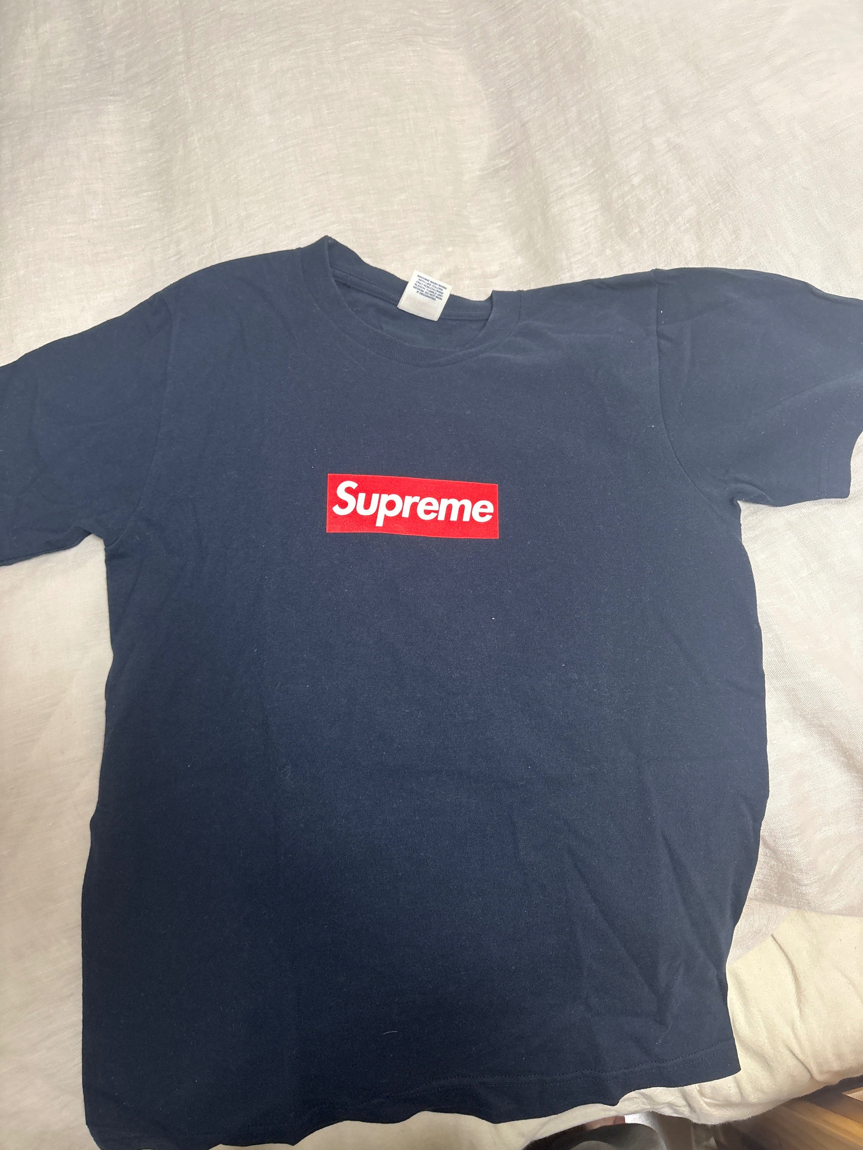 Supreme 20th Anniversary Box Logo Tee "Navy"