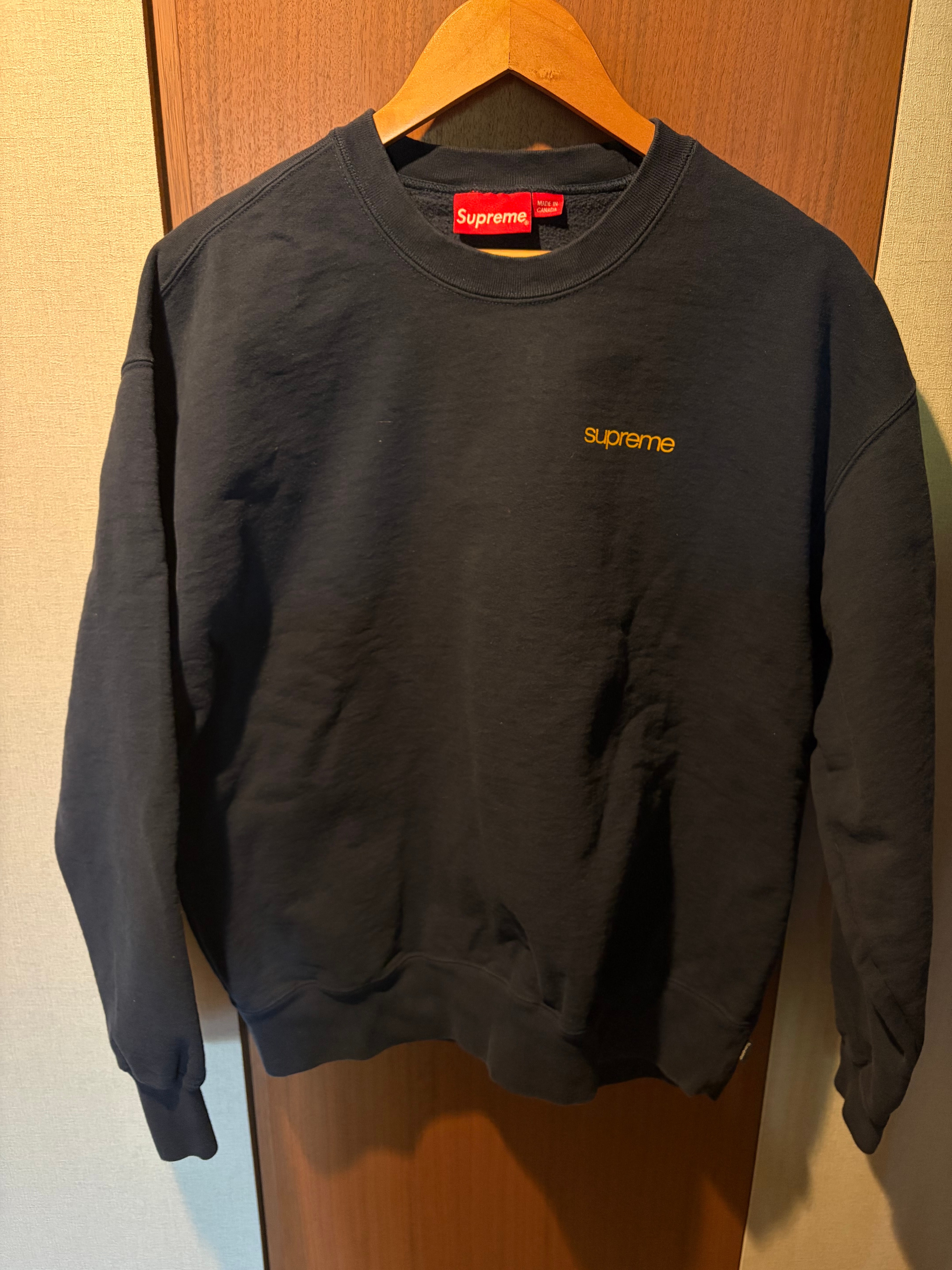 supreme kanji クルーネック　XL Supreme Kanji Logo Crewneck Black Men's - SS20 - US