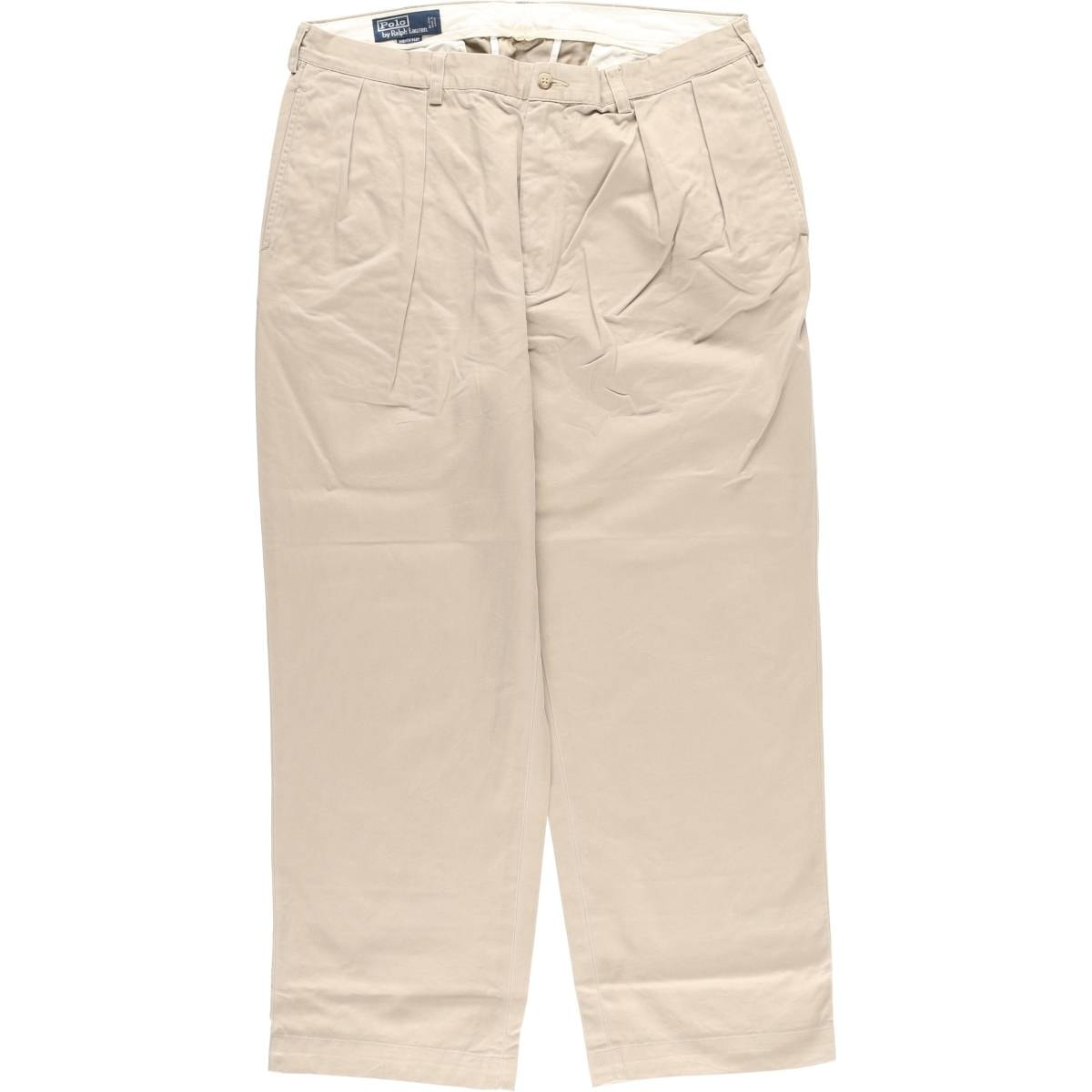 古着 ラルフローレン Ralph Lauren POLO by Ralph Lauren ANDREW PANT ツータック チノパンツ メンズw37相当/eaa480240