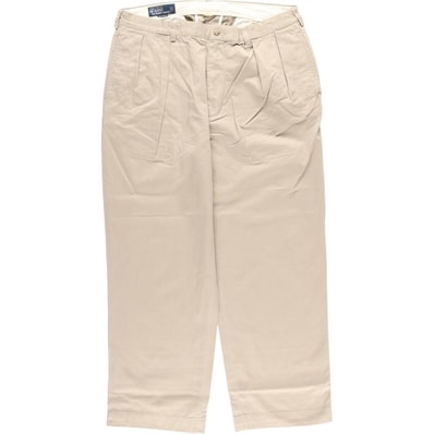 古着 ラルフローレン Ralph Lauren POLO by Ralph Lauren ANDREW PANT ツータック チノパンツ メンズw37相当/eaa480240