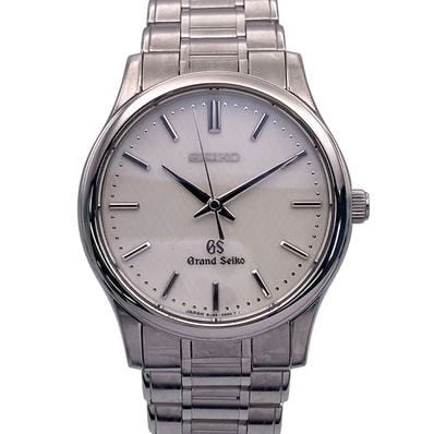 SEIKO セイコー ランドセイコー クォーツ SBGF027/8J55-0AA0 腕時計 ホワイト シルバー メンズ【中古】