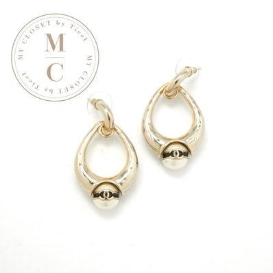 シャネル CHANEL ピアス イヤリング ゴールド ココマーク パール