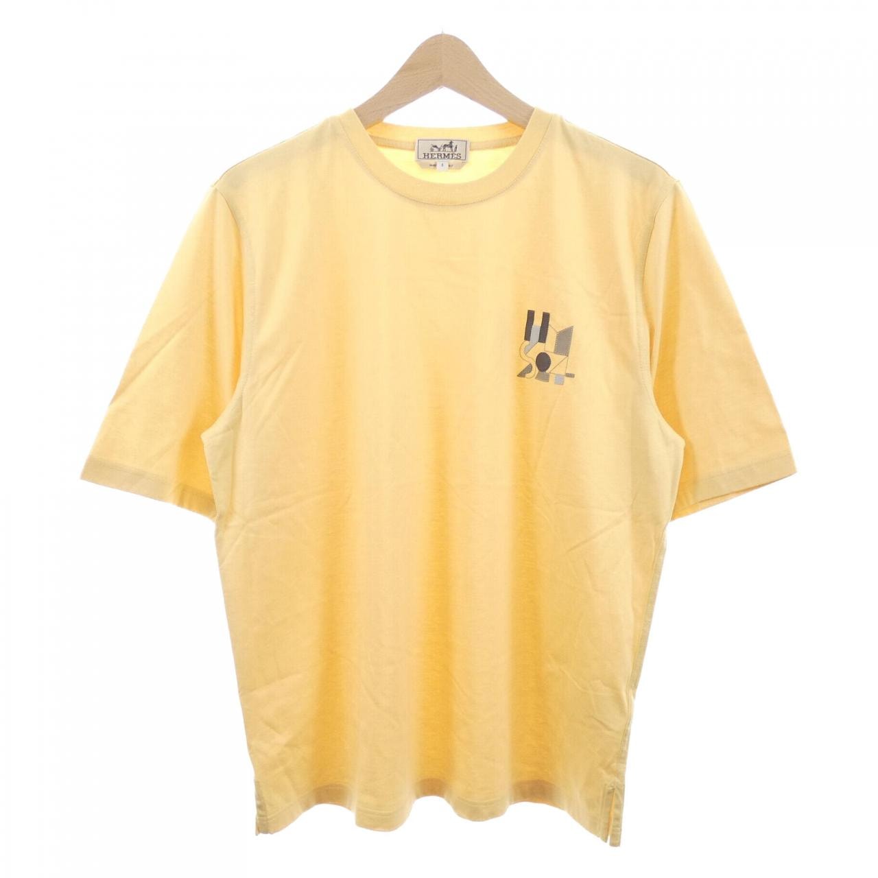 エルメス HERMES ミニレザーパッチ ジュ ダドレス JEU D'ADRESS 457930HA Tシャツ