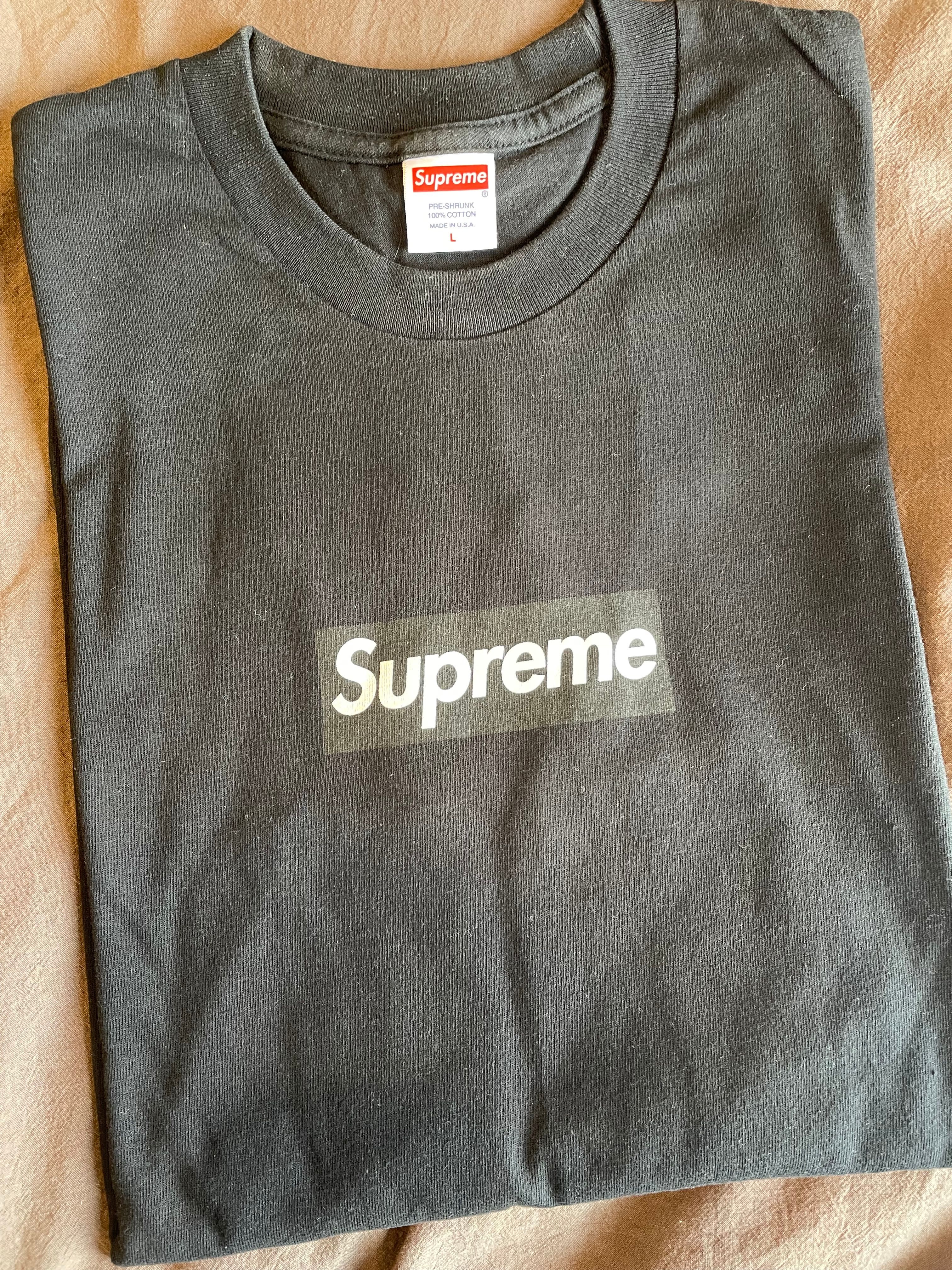 Supreme Box Logo L/S Tee "Black"