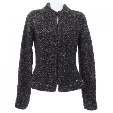 【ヴィンテージ】シャネル CHANEL P21873V01381 03A ノーカラージャケット