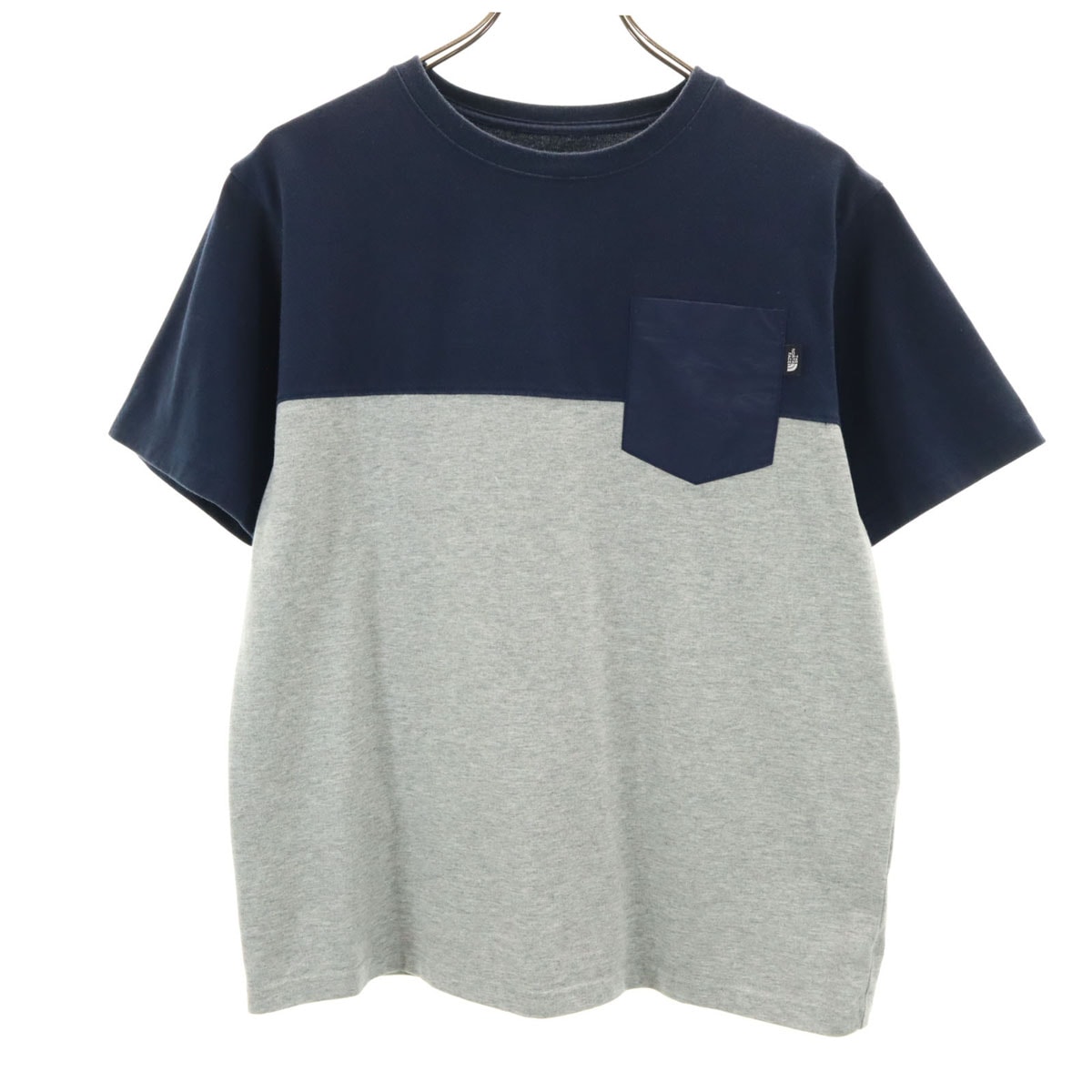 THE NORTH FACE ノースフェイス ツートーン 半袖 Tシャツ M グレー アウトドア NT31835 ポケT