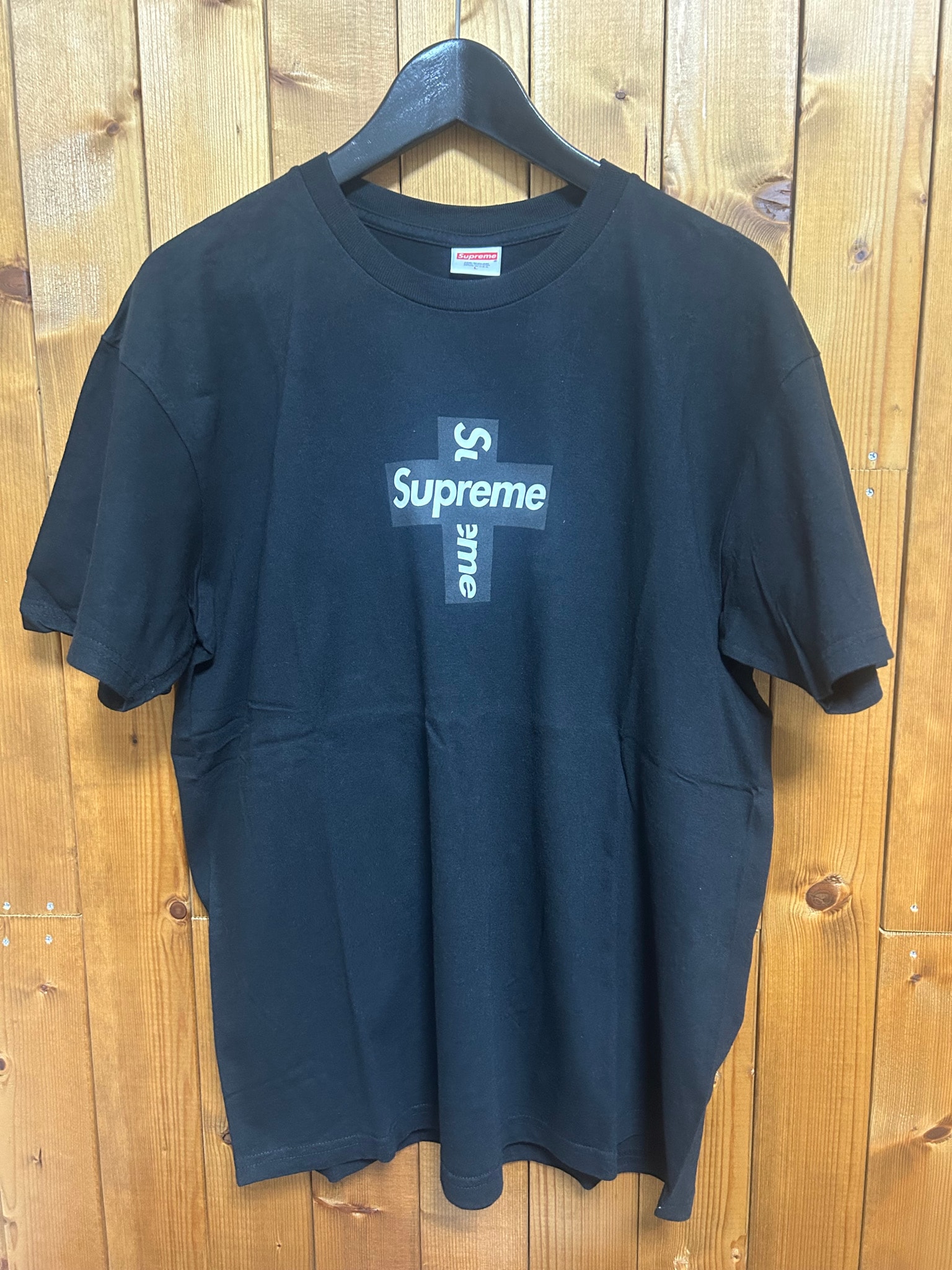 Supreme Cross Box Logo Tee "Black"