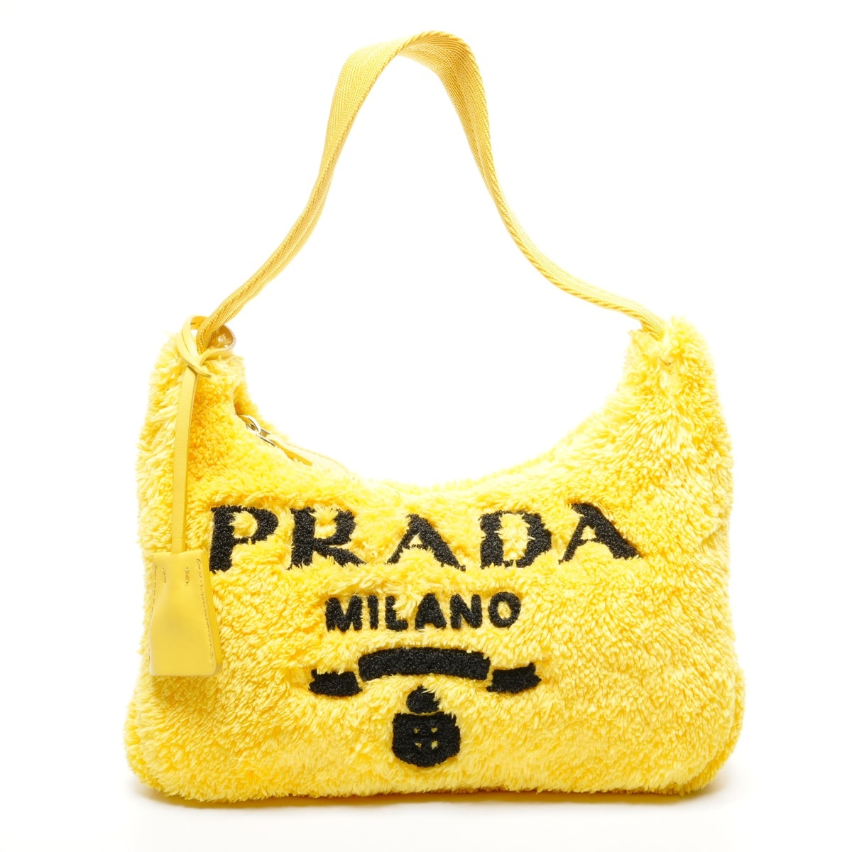 プラダ PRADA テリー Re-Edition 2000 SPUGNA ホーボー ショルダーバッグ【中古】