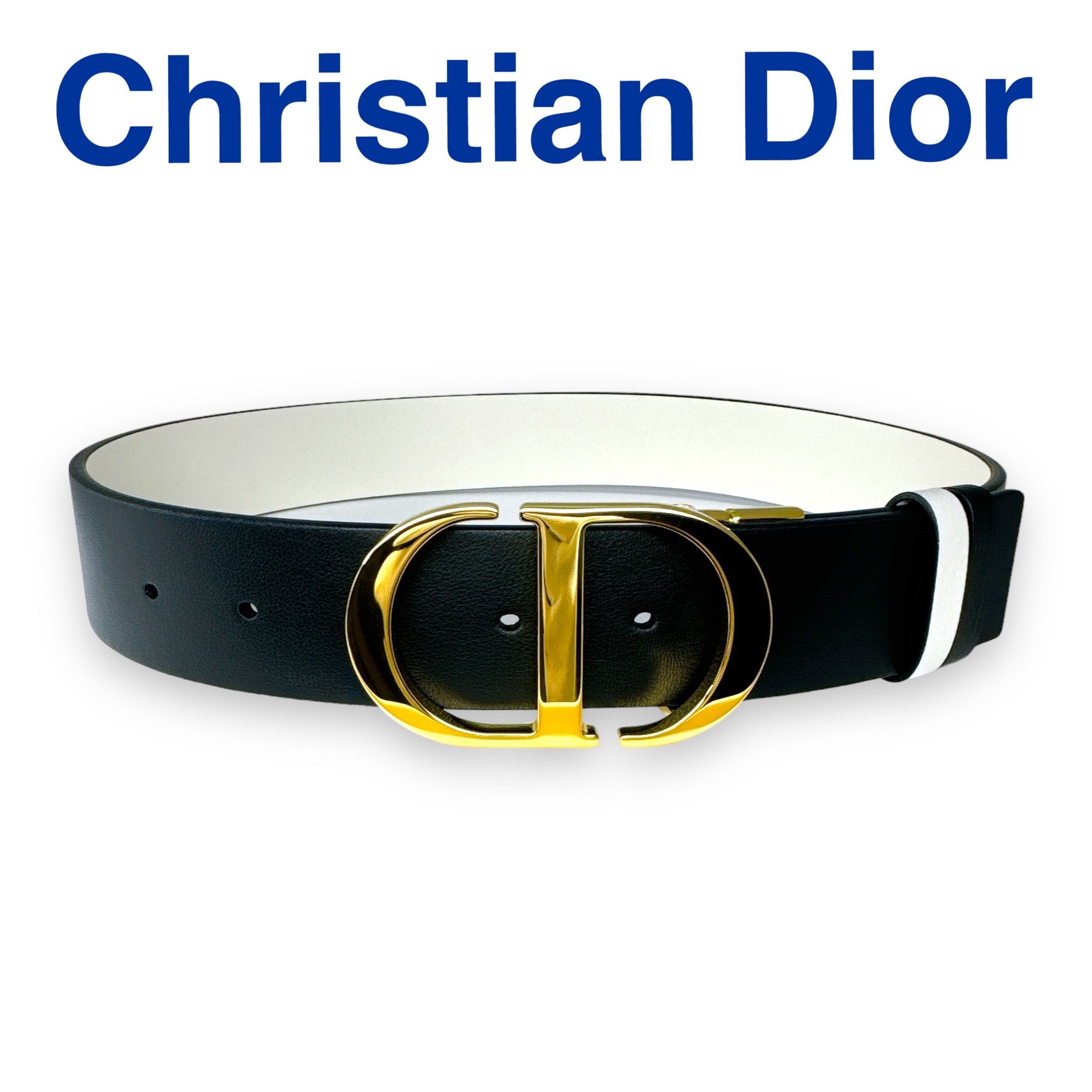 DIOR オブリーク リバーシブル ベルトストラップ35mm 90cm