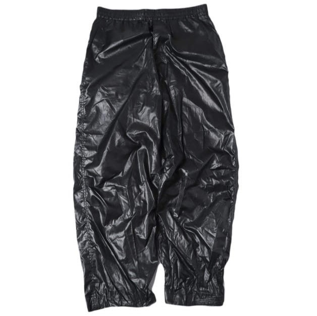 PHINGERIN フィンガリン 23SS 日本製 WIDEST PANTS PE ナイロンバギーパンツ PD-231-BT-071 XL BLACK イージー ワイド ボトムス g27302