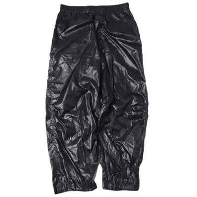PHINGERIN フィンガリン 23SS 日本製 WIDEST PANTS PE ナイロンバギーパンツ PD-231-BT-071 XL BLACK イージー ワイド ボトムス g27302