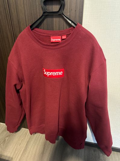 Supreme Box Logo Crewneck "Cardinal" (22FW)