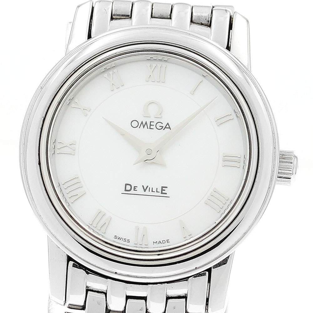 オメガ デビル プレステージ 4570.71 レディース 【中古】