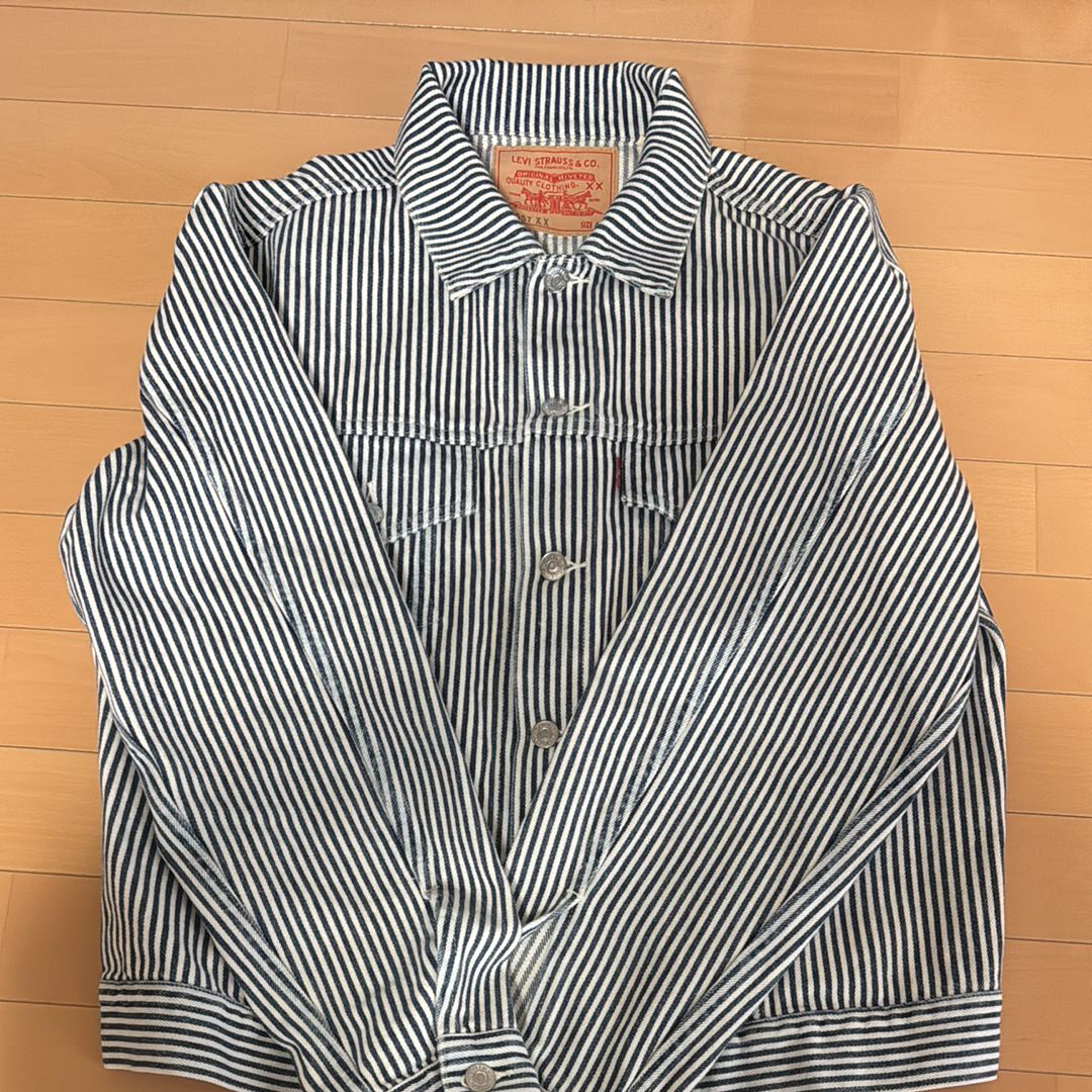 LEVI'S x NIGO 557XX Hickory Stripe Trucker Jacket "Indigo"