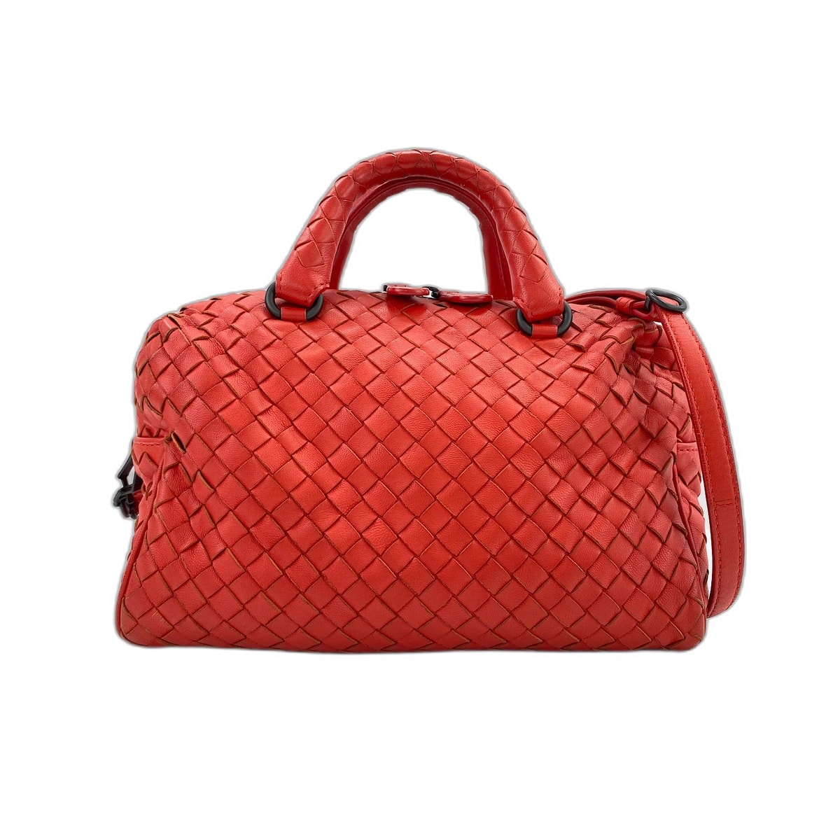 ボッテガヴェネタ BOTTEGAVENETA レザー 2WAYイントレチャート ハンドバッグ【中古】