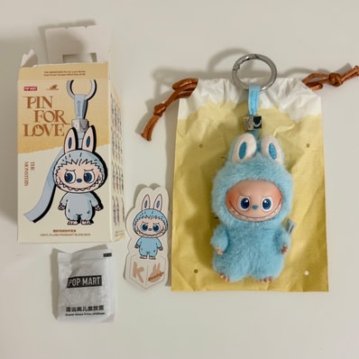 POP MART THE MONSTERS (LABUBU) Pin for Love Series-Vinyl Plush Pendant (A-M) K