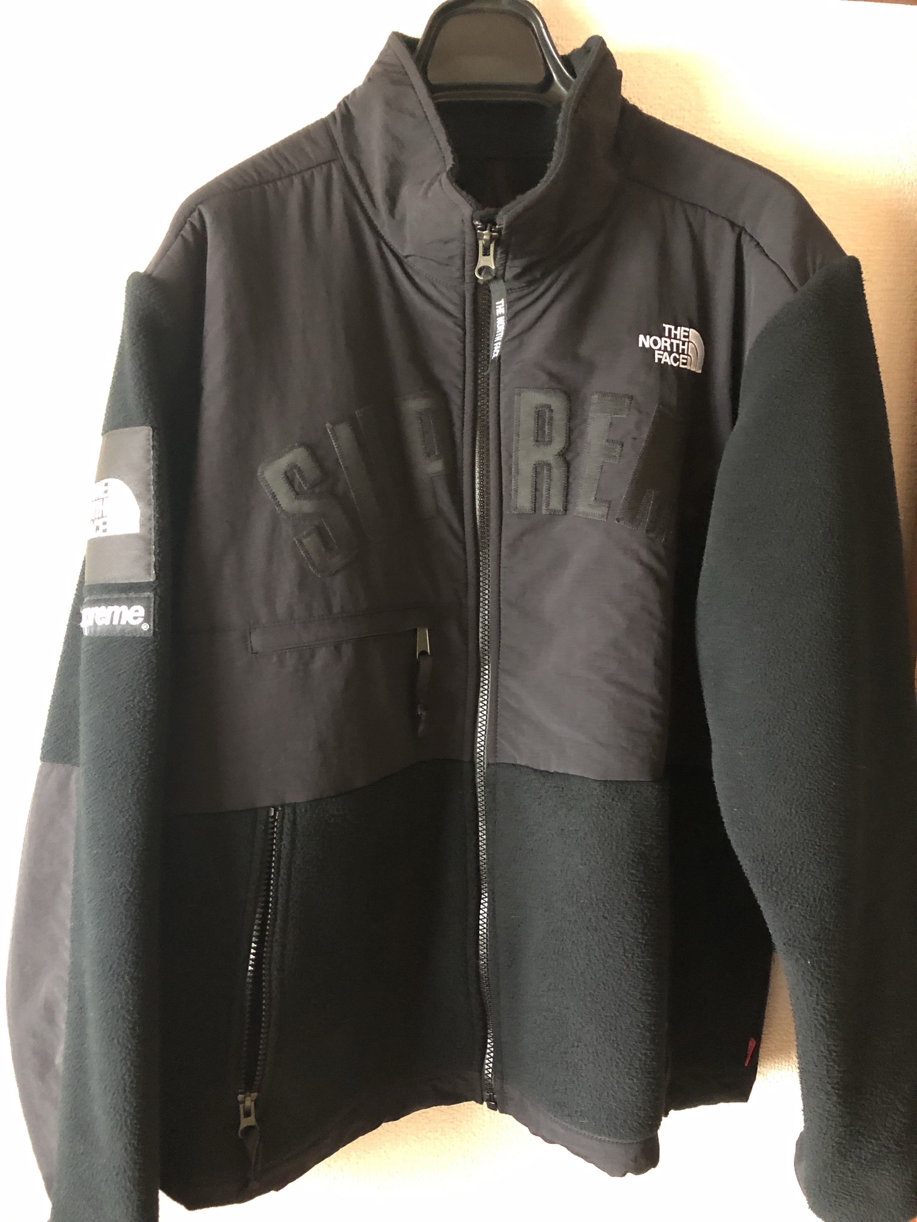Supreme x The North Face Arc Logo Denali Fleece Jacket "Black"