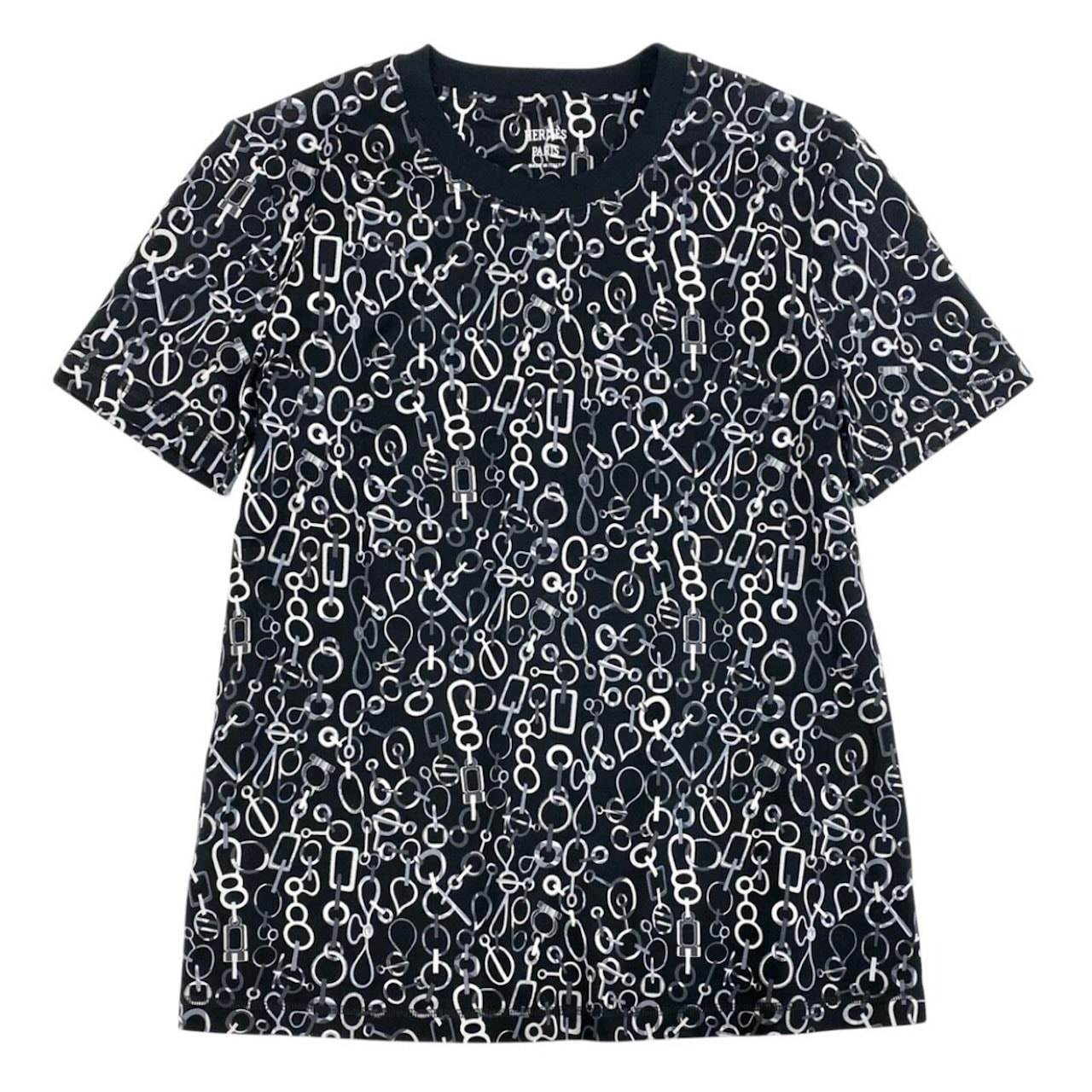 極美品 23AW◎HERMES Tシャツ Do Re Boucles S相当 A+ (新品・未使用(ワケあり))】新品未使用 HERMES エルメス Do Re