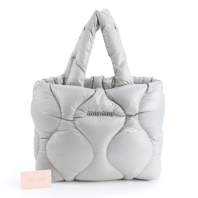 ■美品 ミュウミュウ ナイロン キルティング 5BG240 トート バッグ