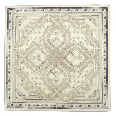 エルメス HERMES MORS A JOUETS BANDANA H244354S カレジェアン140 ショール