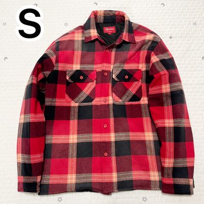 Supreme Quilted Flannel Shirt "Red"