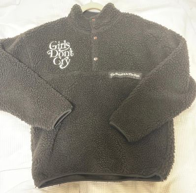 HUMAN MADE Girls Don ’t Cry fleece jacket "Black" / VERDY