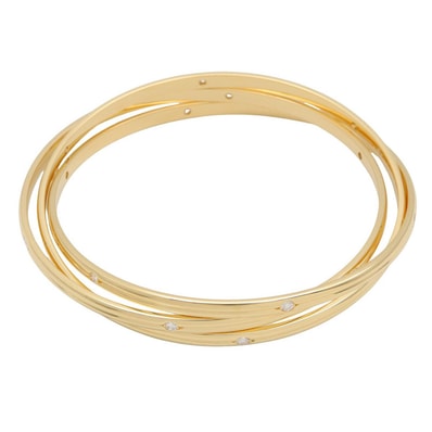 カルティエ CARTIER コンステレーション ブレスレット ダイヤ ブレスレット アクセサリー K18(イエローゴールド) ダイヤモンド レディース クリア系 / ゴールド系 【中古】