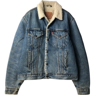 古着 90年代 リーバイス Levi's 71500-0216 デニムボアジャケット メンズL相当 ヴィンテージ/eaa645715