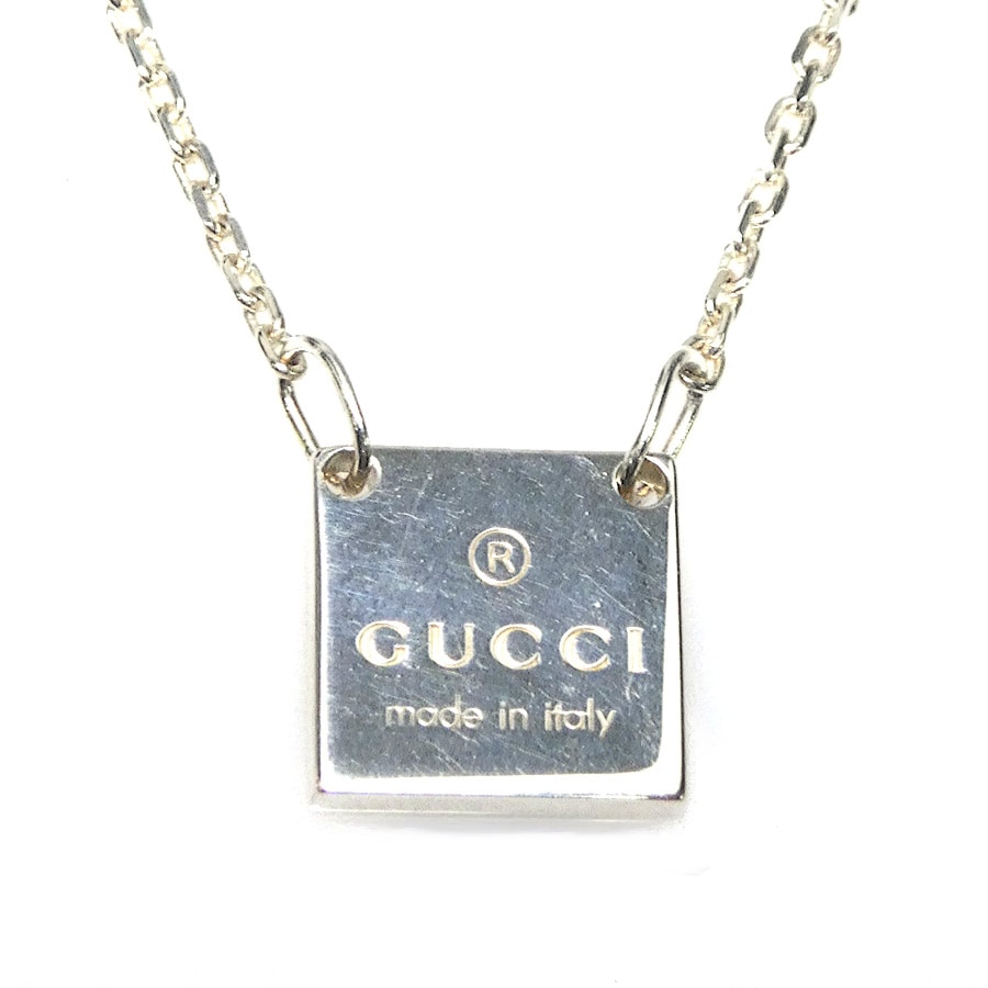 グッチ GUCCI ネックレス シルバー925 シルバー レディース【中古】 e60550a