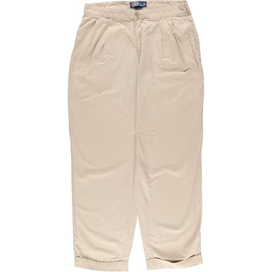 古着 ラルフローレン Ralph Lauren POLO by Ralph Lauren ツータック チノパンツ メンズw33相当/eaa542522