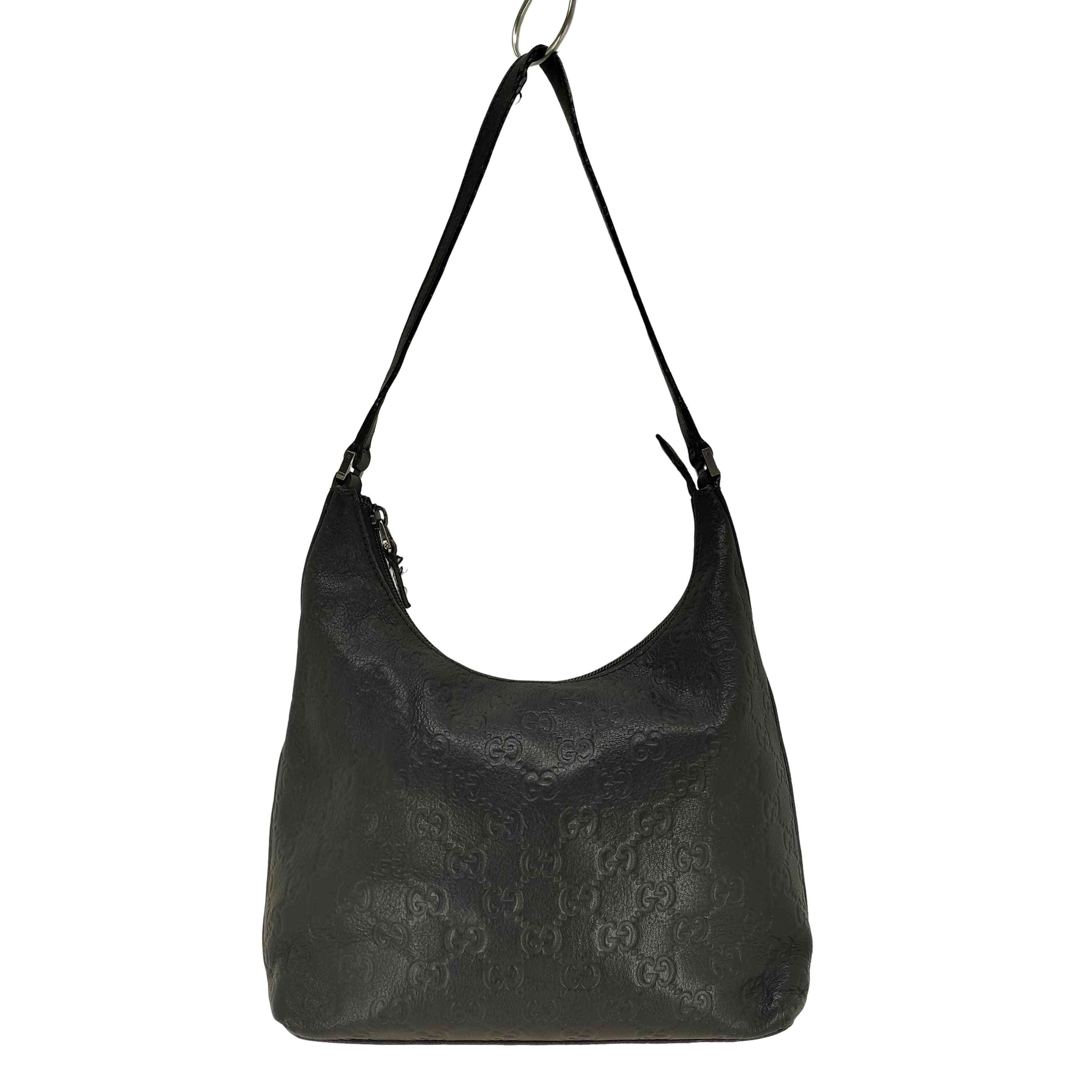 GG柄 シマ レザーワンショルダーバッグ ハンドバッグ【1141813262687】