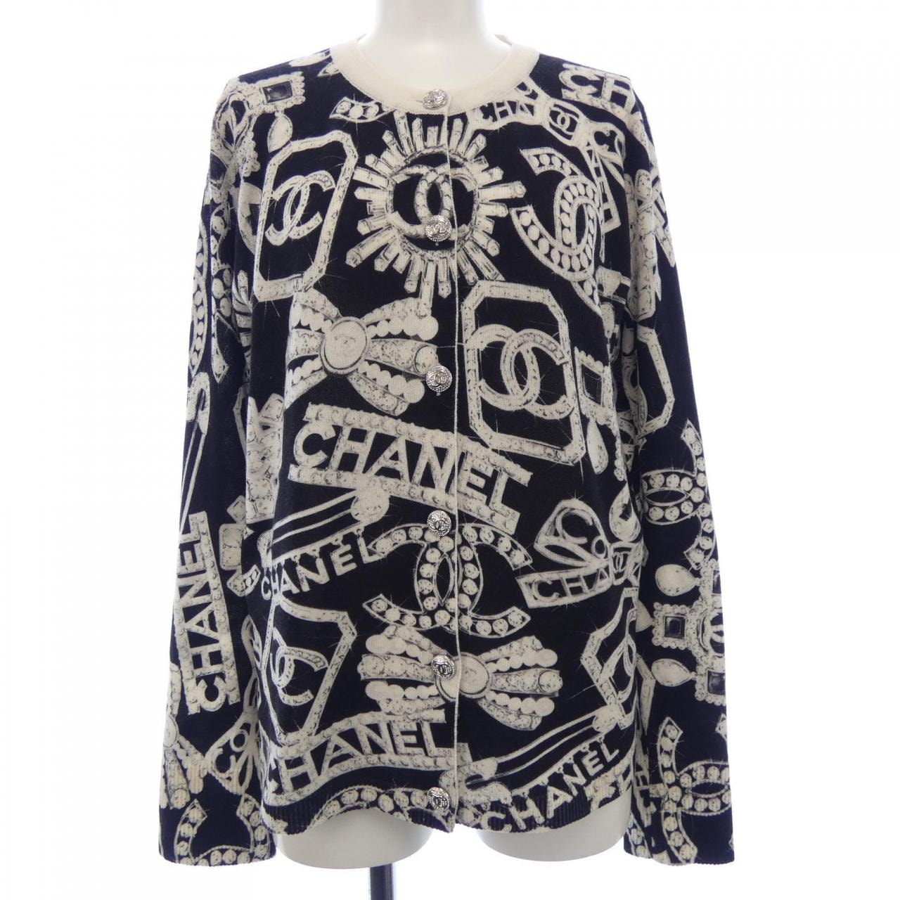 シャネル CHANEL LOOK24 P74386K10849 23N カーディガン
