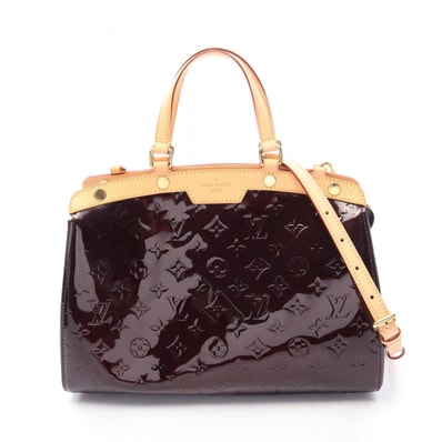 ルイ・ヴィトン LOUIS VUITTON ブレアMM 2WAY ハンドバッグ バッグ レザー ヴェルニ アマラント レディース パープル系 M91619 【中古】