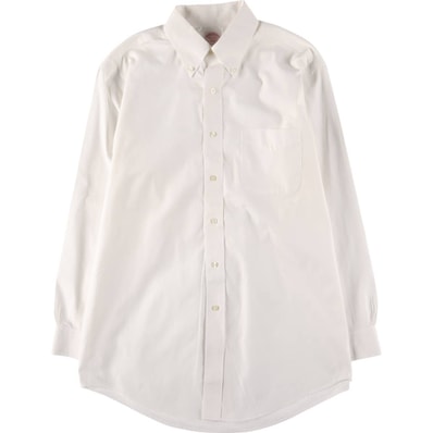 古着 ブルックスブラザーズ Brooks Brothers 346 長袖 ボタンダウンシャツ メンズM相当/eaa547523