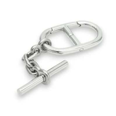 エルメス HERMES シェーヌダンクル キーケース キーアクセサリー 銀
