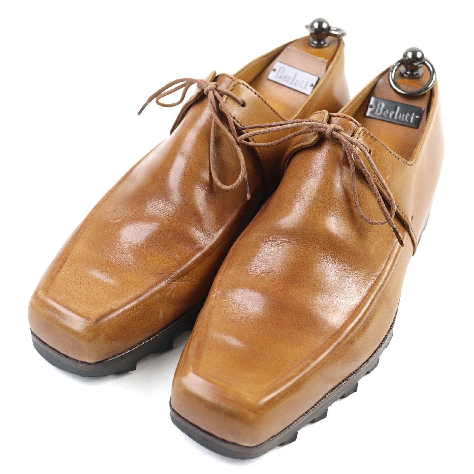美品 ベルルッティ
 レザーシューズ キャメル メンズ 7