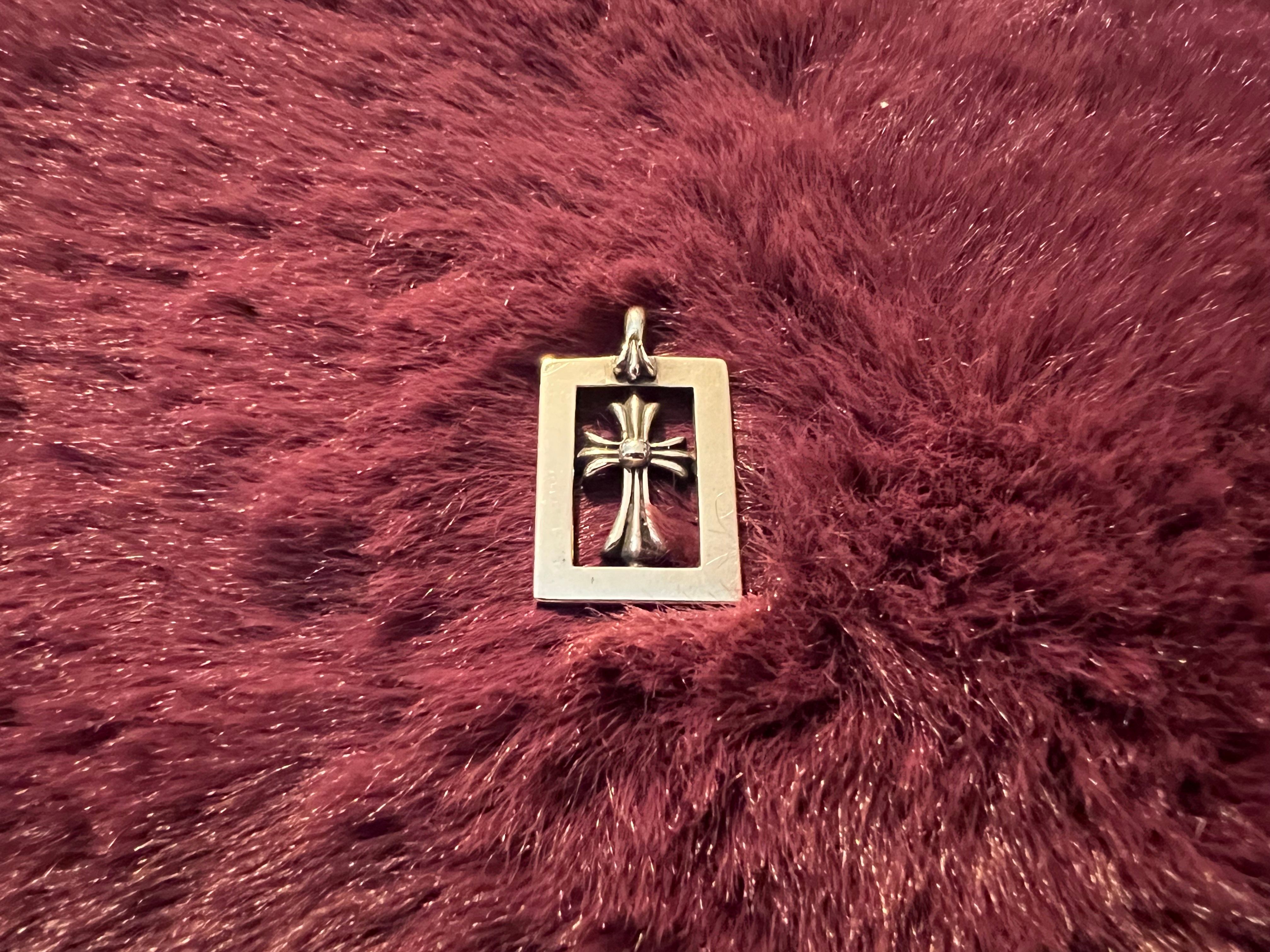 Chrome Hearts Frame Open Baby Fat Charm "Silver"