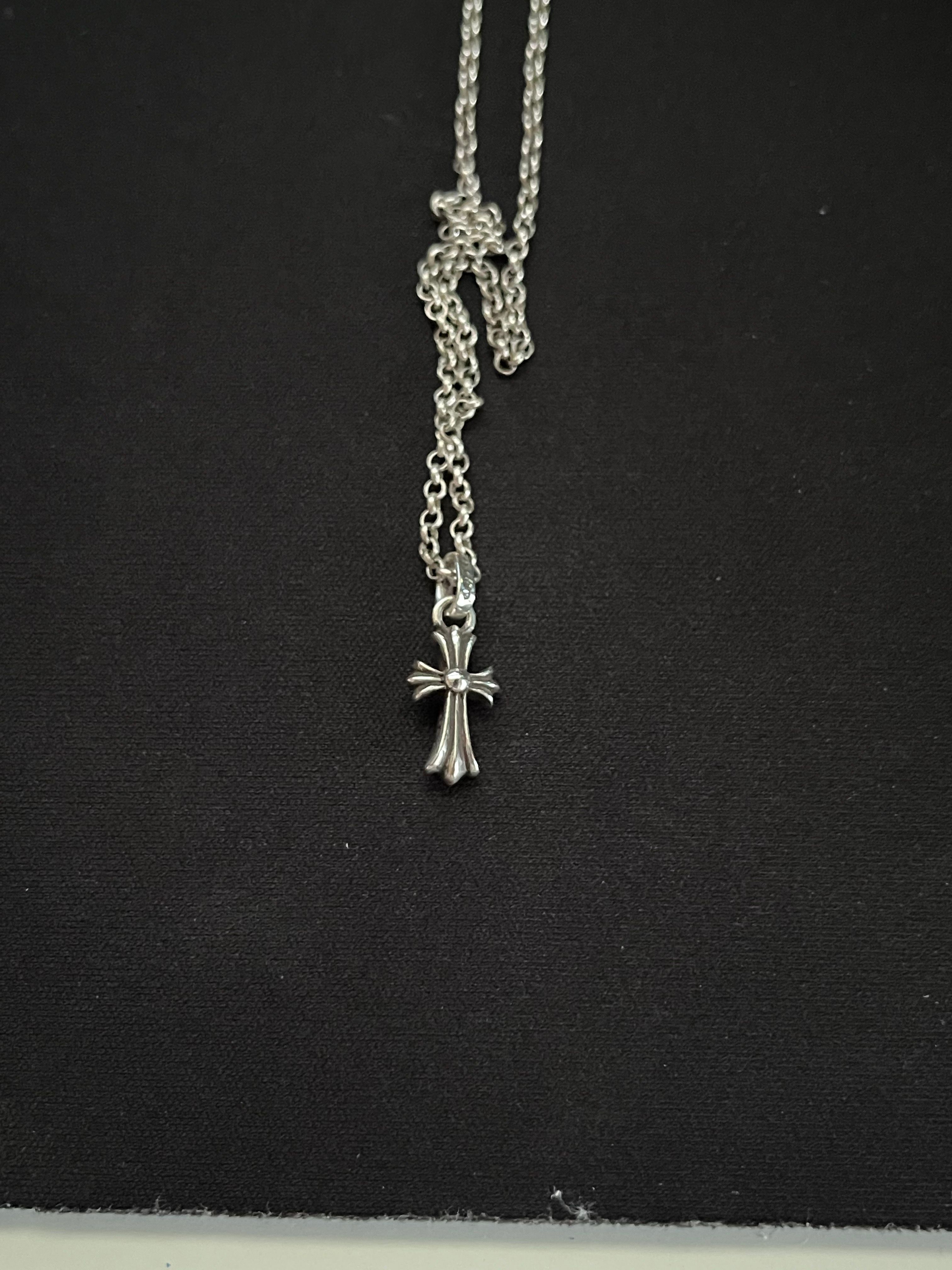 Chrome Hearts CH Cross Baby Fat Charm "Silver"