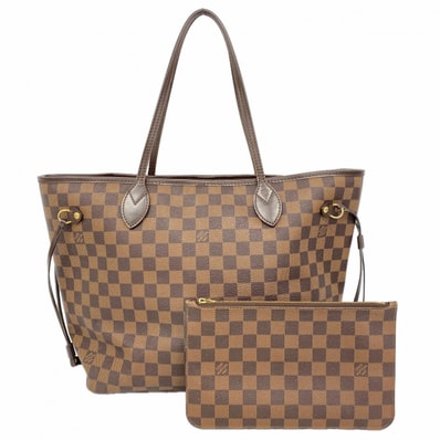 ★SALE【6ce5957】ルイヴィトン トートバッグ ダミエ ネヴァーフルMM N41358 エベヌ【中古】レディース