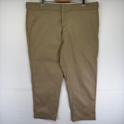 古着 ディッキーズ Dickies パンツ チノパン スラックス ワーク ワンポイント ジッパーフライ 874 w44 L30 ベージュ系 メンズ