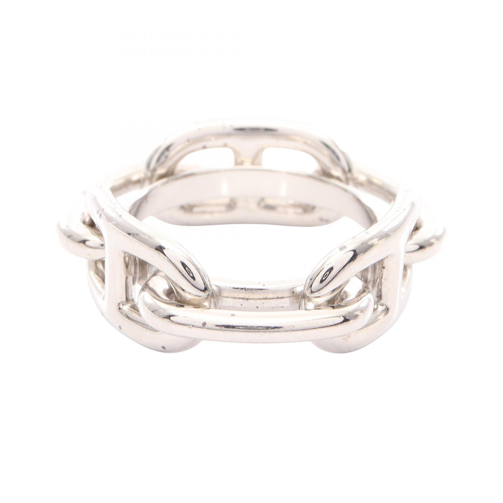 エルメス HERMES シェーヌダンクル スカーフリング アクセサリー メタル レディース シルバー系 【中古】