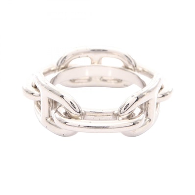 エルメス HERMES シェーヌダンクル スカーフリング アクセサリー メタル レディース シルバー系 【中古】