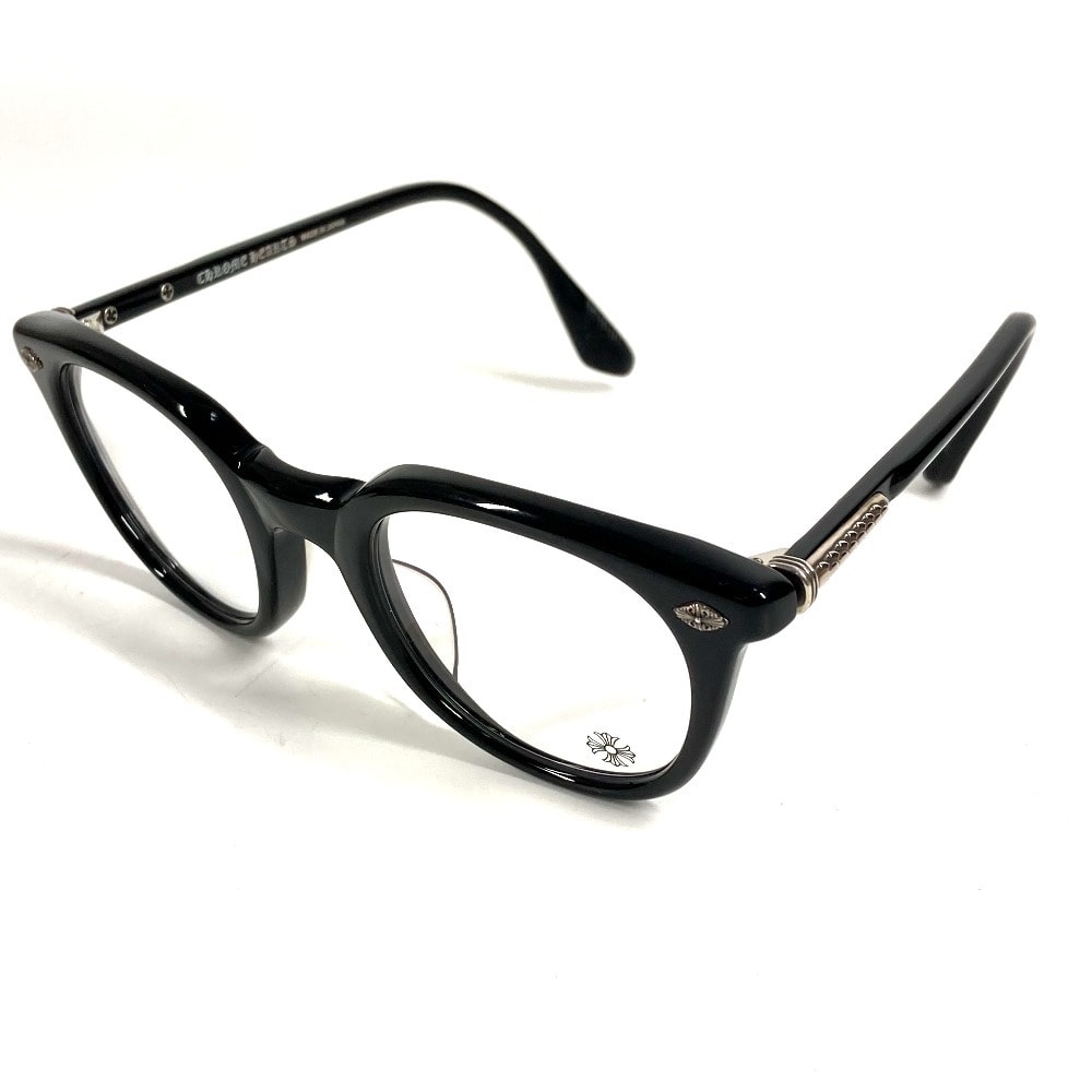 クロムハーツ CHROME HEARTS JUST IN ジャストイン めがね メガネ アイウェア 眼鏡 眼鏡 プラスチック ブラック