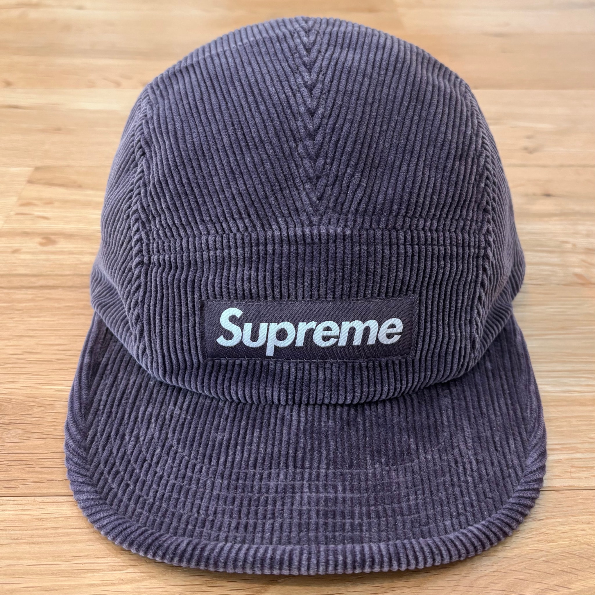 Supreme Corduroy Camp Cap "Navy"