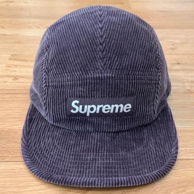 Supreme Corduroy Camp Cap "Navy"