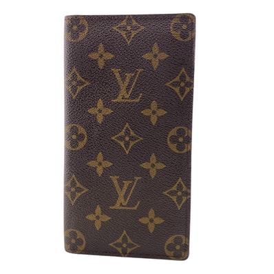 ルイヴィトン LOUIS VUITTON 札入れ モノグラム ポルトバルール カルトクレディ M61823 ブラウン