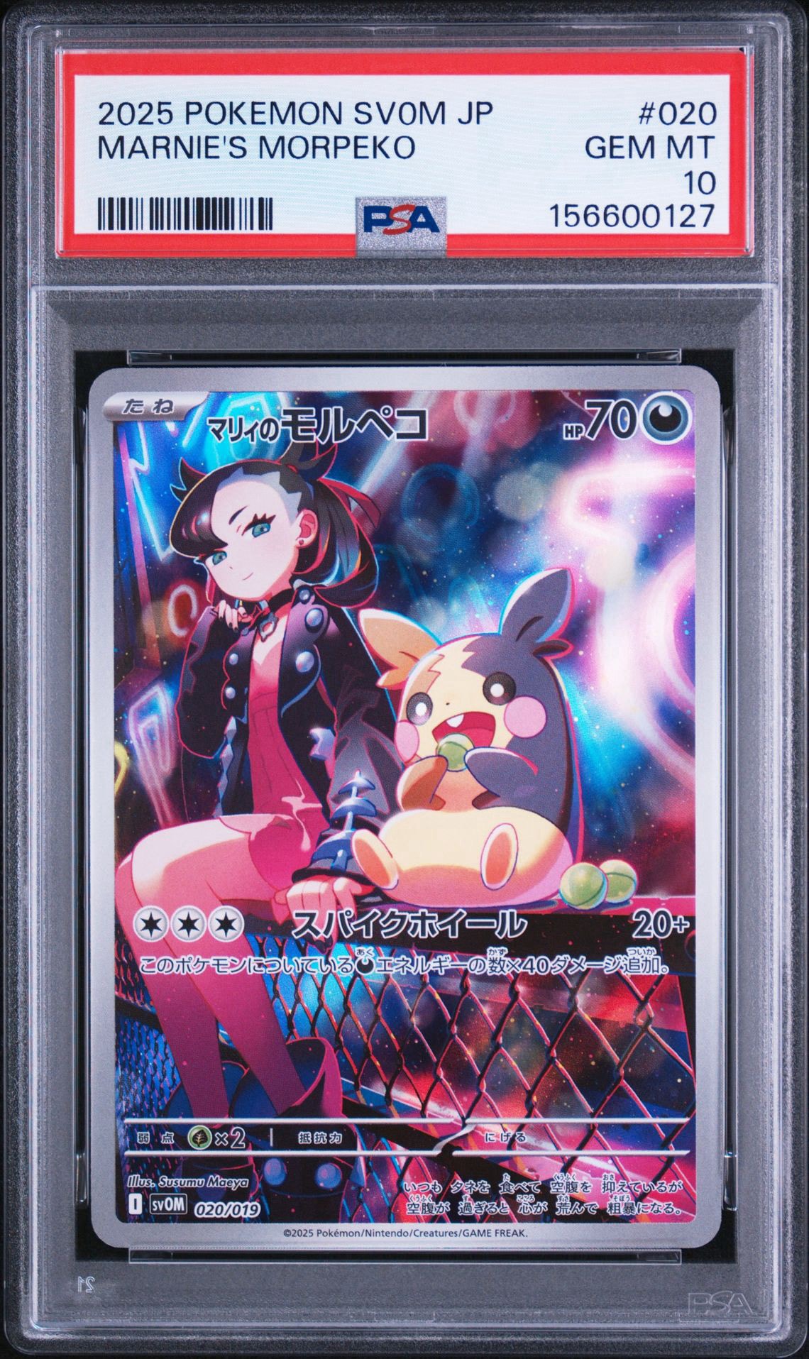 PSA10】マリィのモルペコ [SVOM 020/019](スターターセットex「マリィ