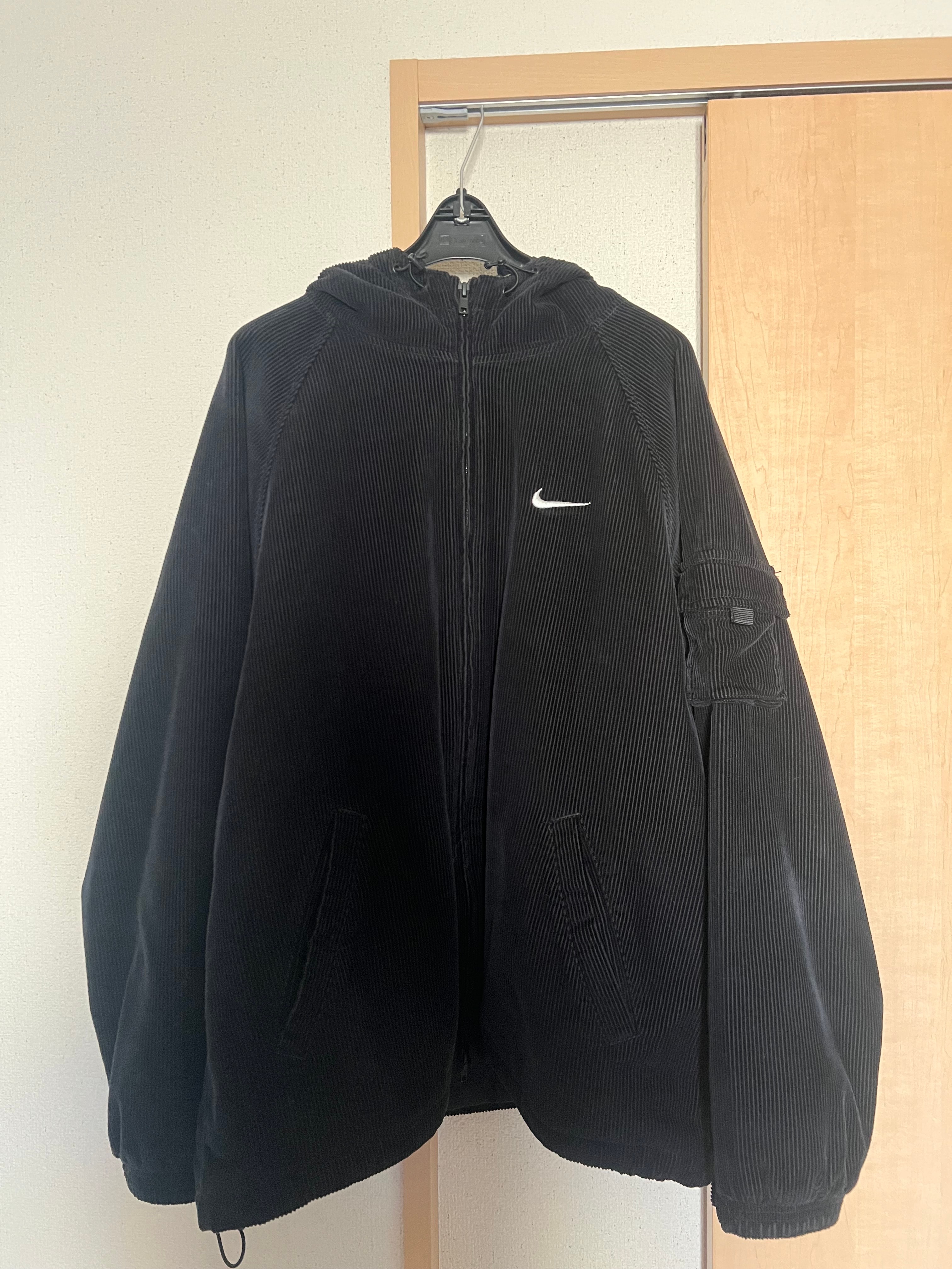 Supreme / Nike Arc Corduroy Hooded Jacket "Black"