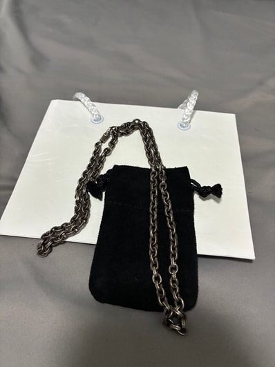 Chrome Hearts Paper Chain Necklace "Silver"